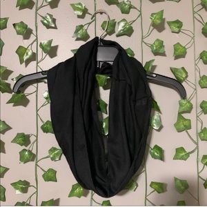 Black Infinity Scarf